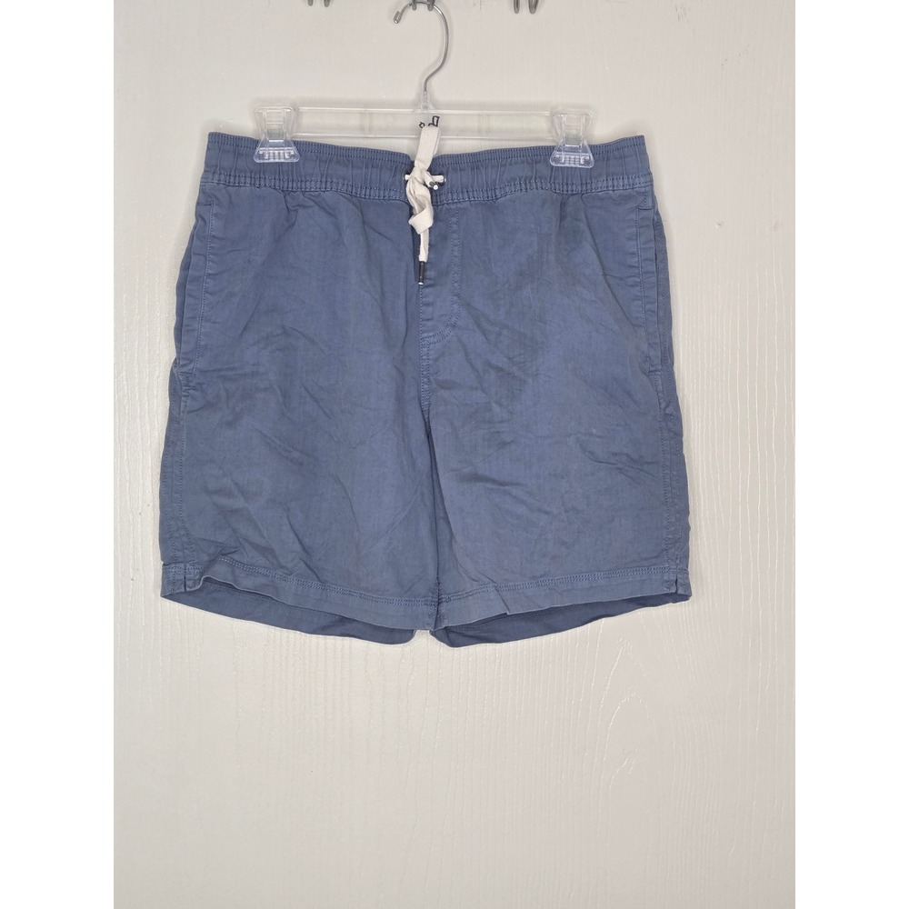 Rails Mens Blue Elastic Drawstring Waist Casual Cotton Blend Shorts Size Medium